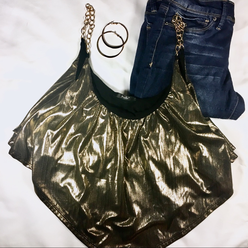 Papaya Gold Crop Top